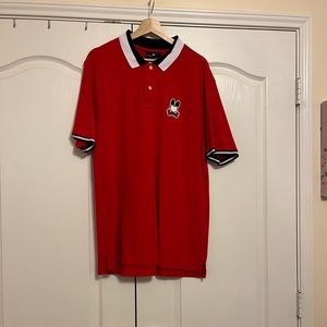 Psycho Bunny red polo xxl